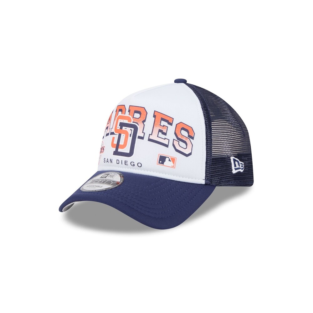 New Era San Diego Padres Sport Classics 9FORTY A-Frame Trucker Hat - One Size